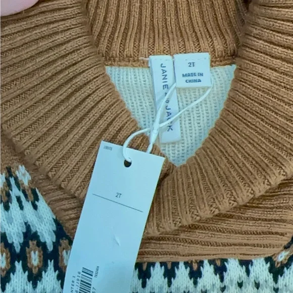 Janie and Jack COLLAR SWEATER - Picture 3 of 3